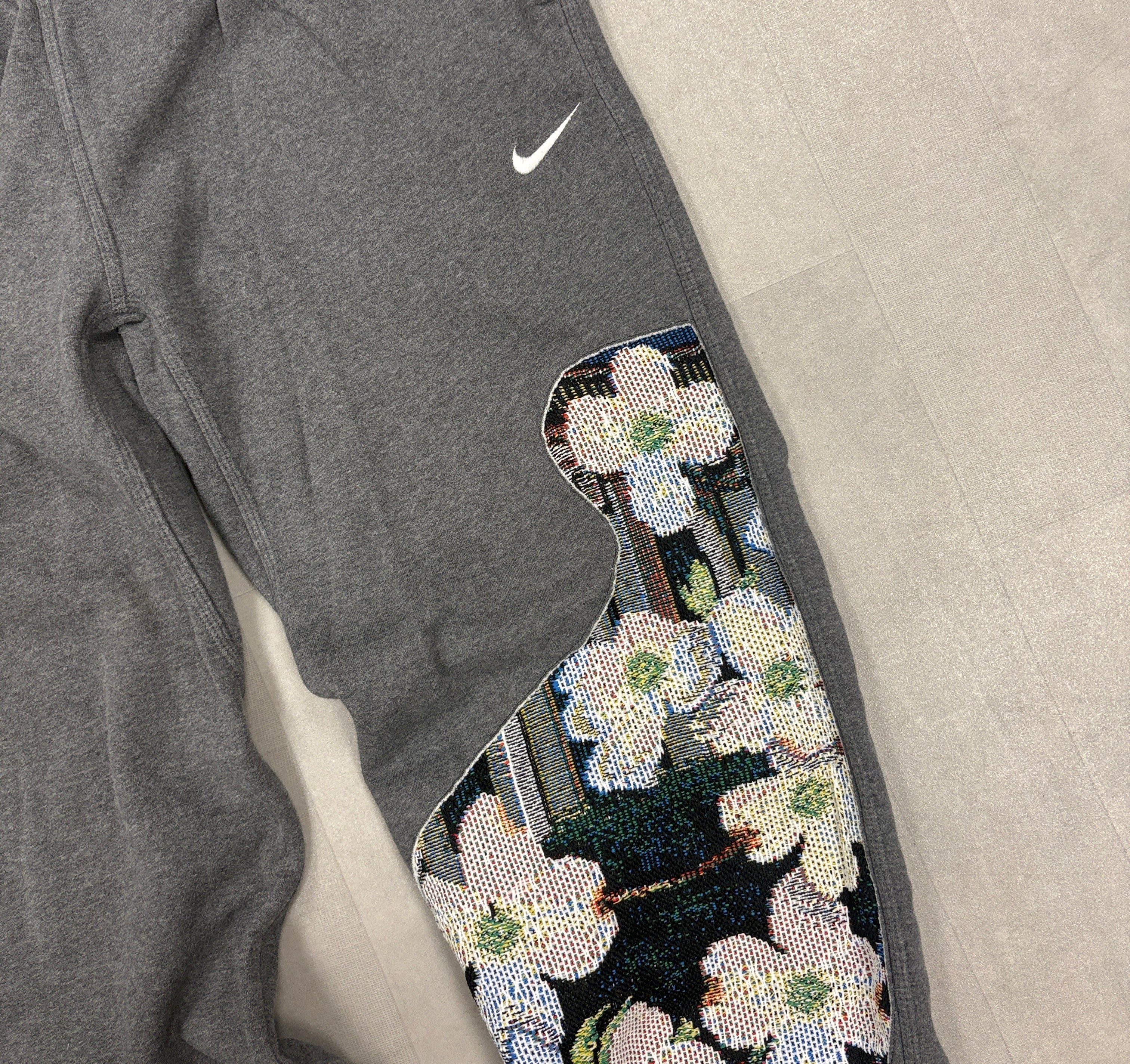 Custom Sewn Flower x Nike Sweatpants - XL