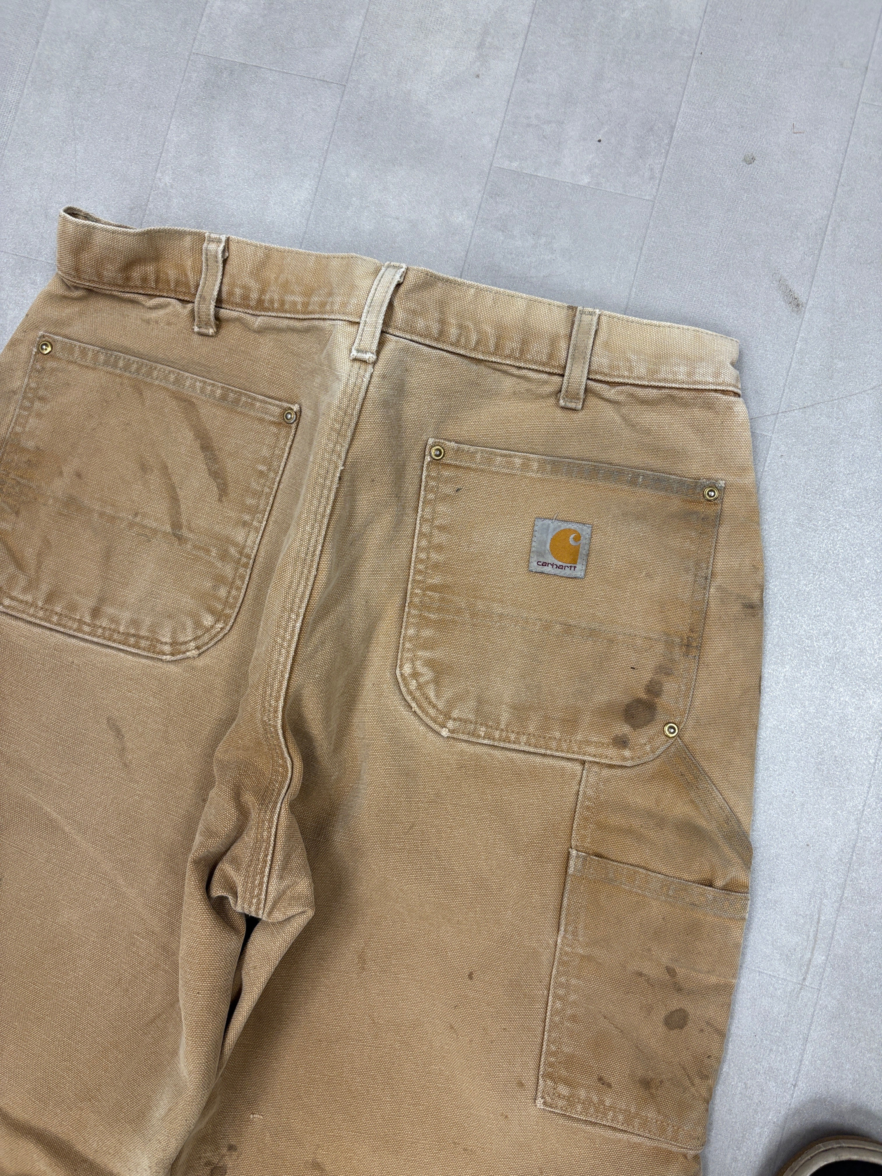 Vintage Double Knee Carhartt Canvas Pants - 36x30