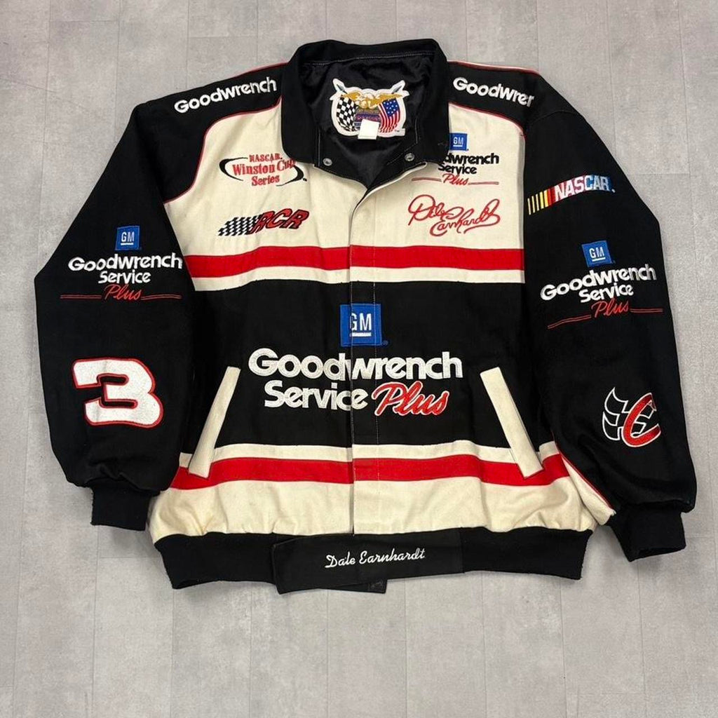 Dale Earnhardt Jeff Hamilton Racing Collection Jacket Nascar Winston Cup Series - XL