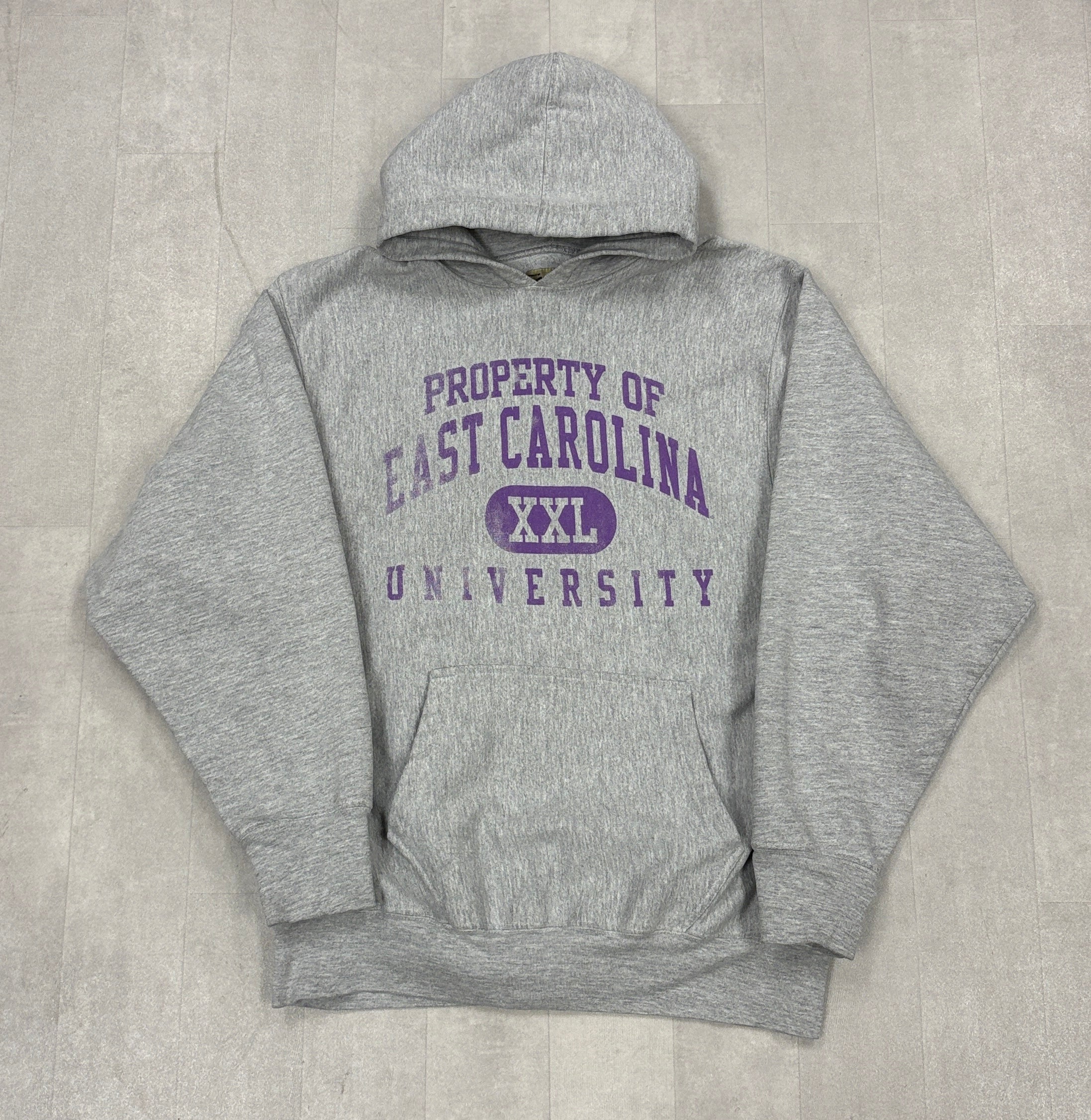 Vintage East Carolina Pirates Thick Cotton Hoodie - SMALL