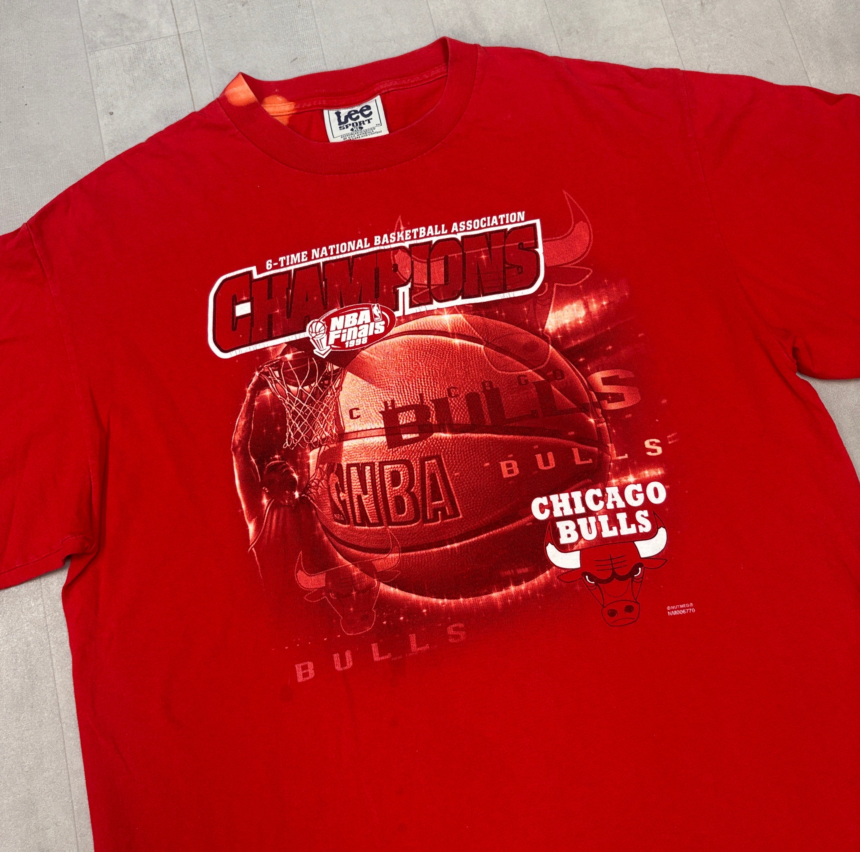 Chicago Bulls NBA 1998
Championship Nutmeg T-shirt Tee - XL