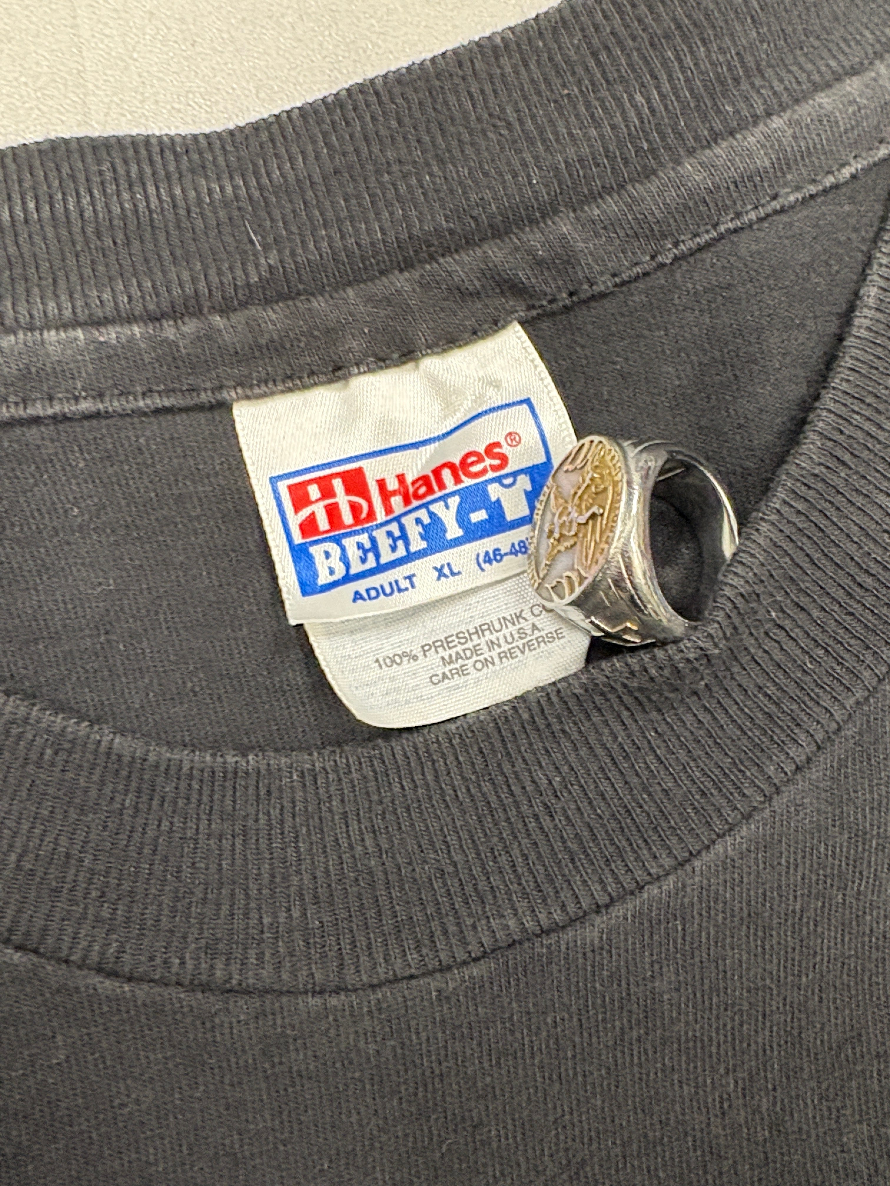 Vintage 1995 BATMAN Bill Elliot Nascar BAT ATTACK T-SHIRT McDonald's - XL