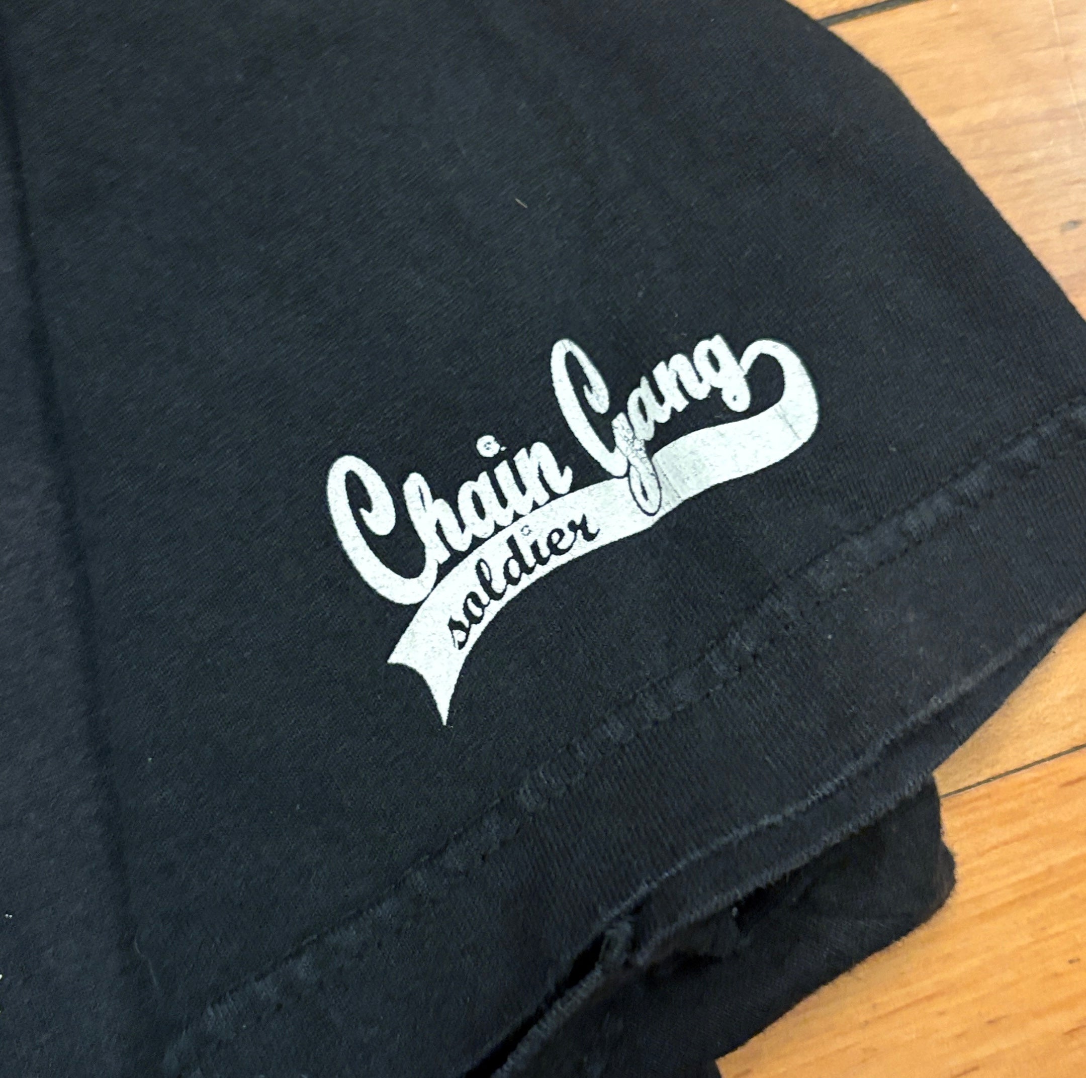 2006 Wrestlemania Down Since Day One John Cena Chain Gang Soldier Tee - LARGE