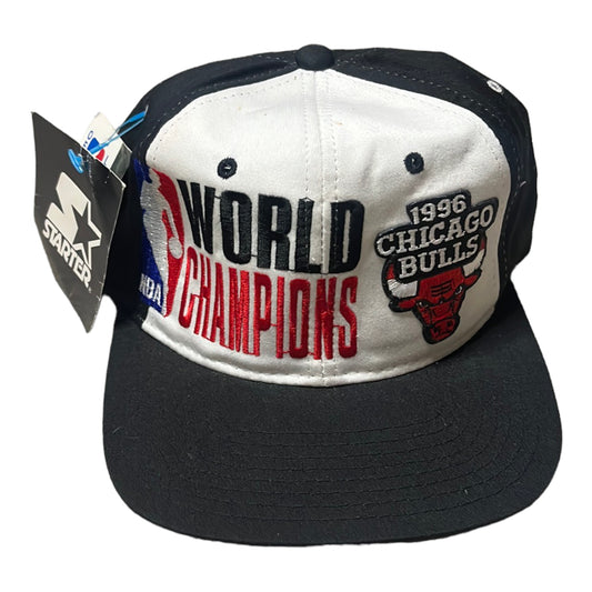 Vintage 1996 Starter Chicago Bulls Championship Snapback Hat