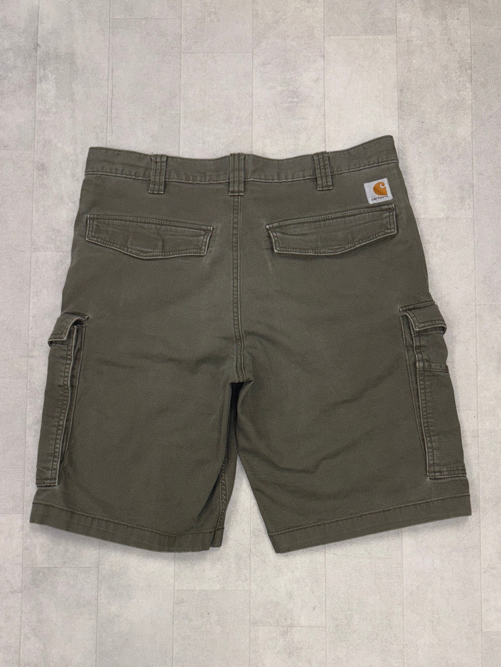 Carhartt Relaxed Fit Cargo Olive Shorts