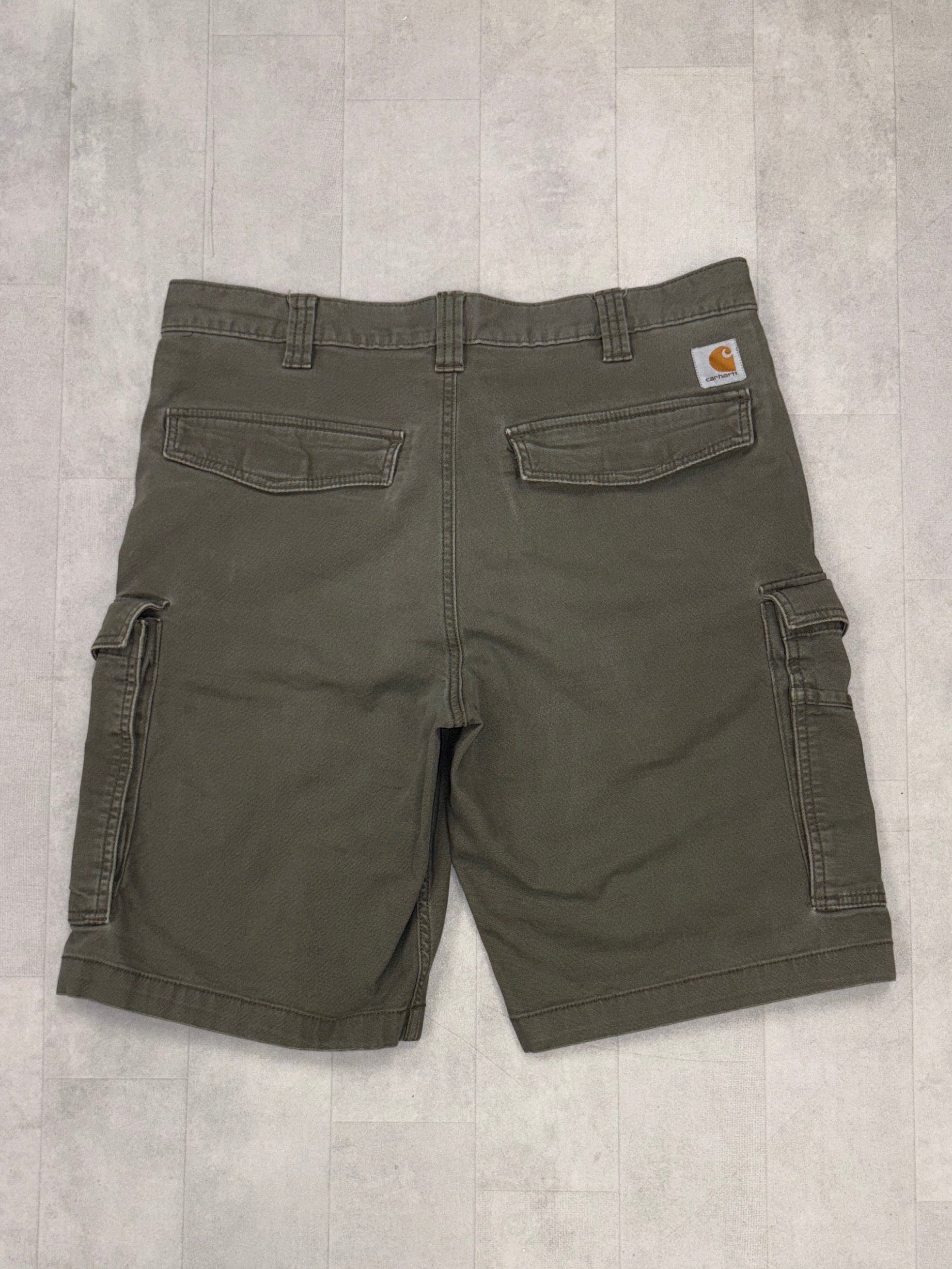 Carhartt Relaxed Fit Cargo Olive Shorts