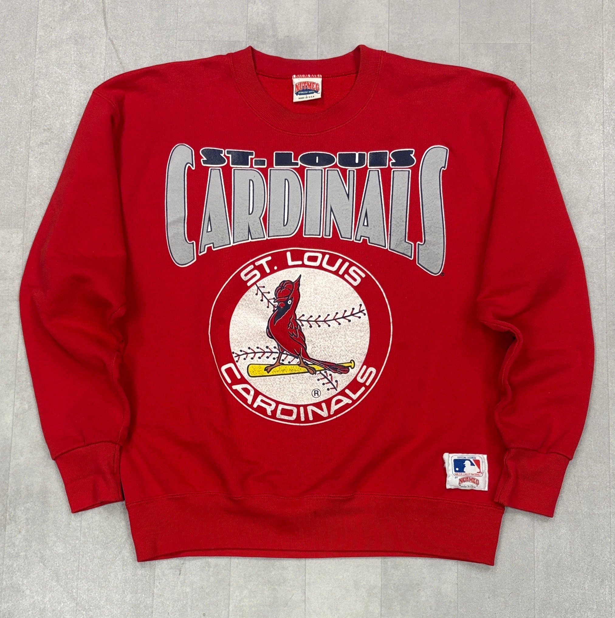 Vintage St. Louis Cardinals MLB Nutmeg Crewneck Sweater - LARGE