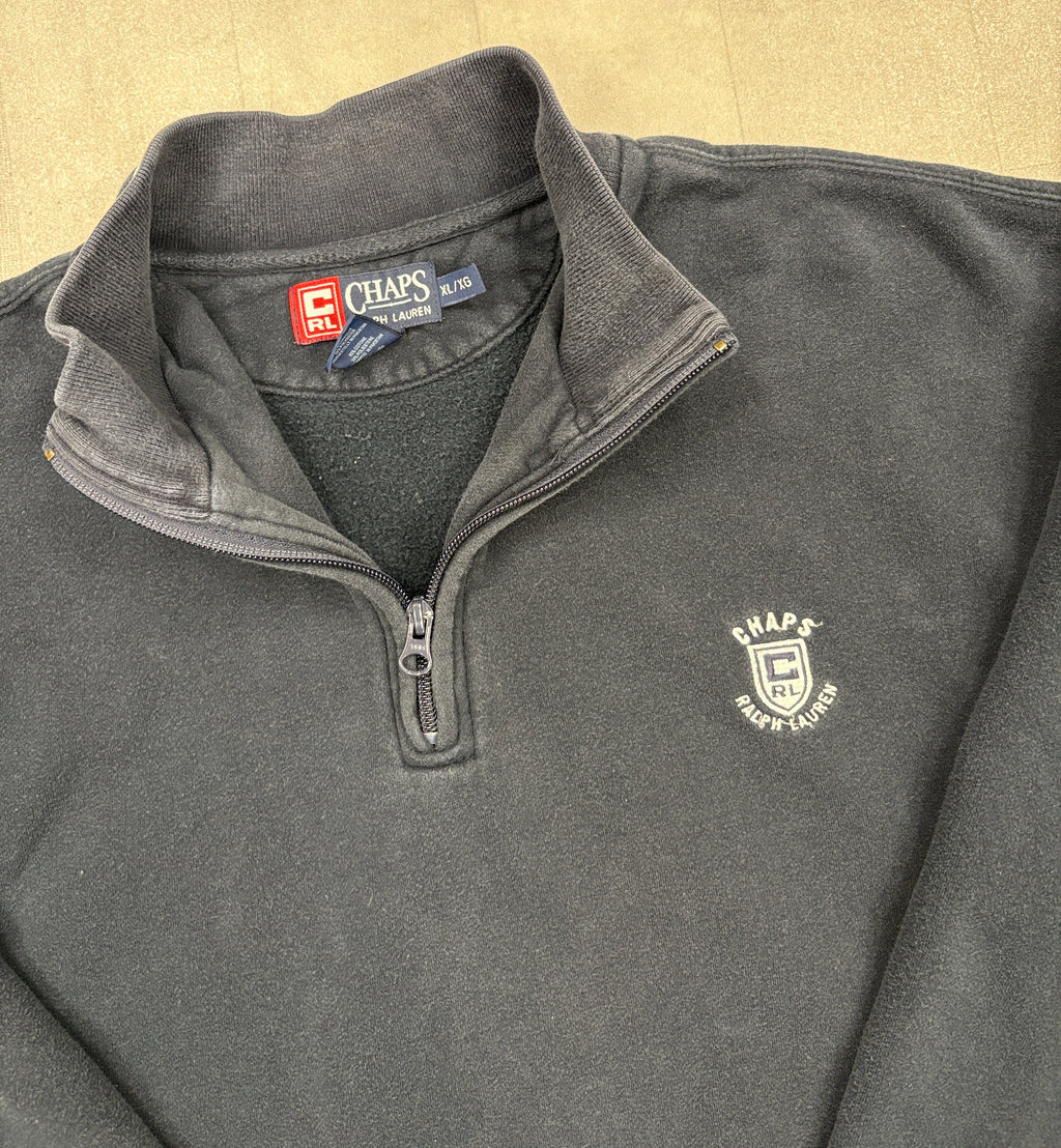Vintage Chaps Ralph Lauren Quarter Zip Pullover - XL