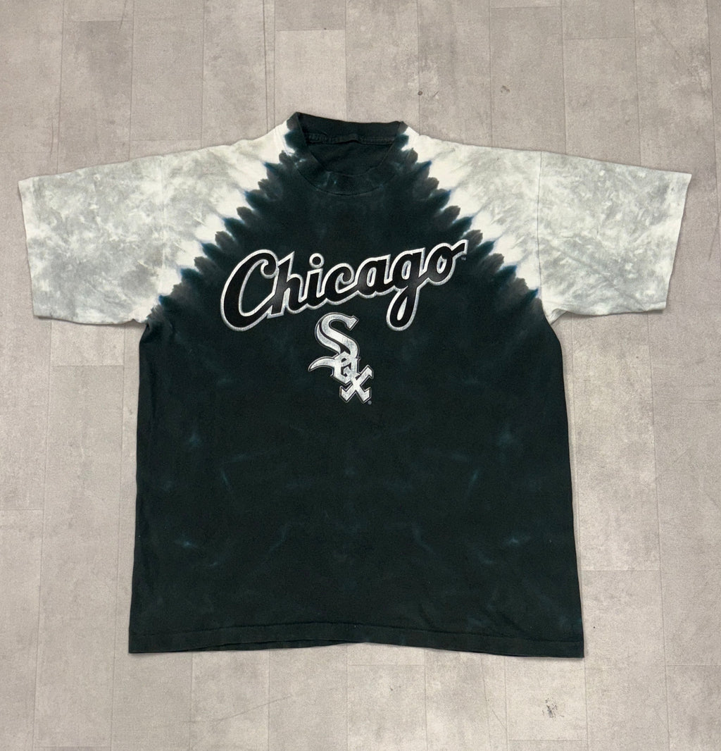 Vintage Single Stitch Chicago White Sox Tie Dye Tee - LARGE
