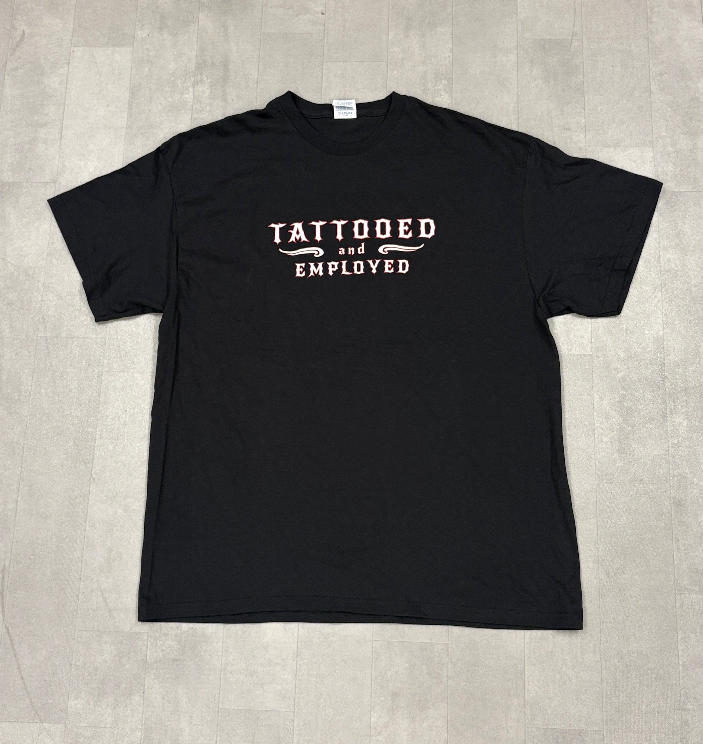 Tattooed & Employed Tee - Xl