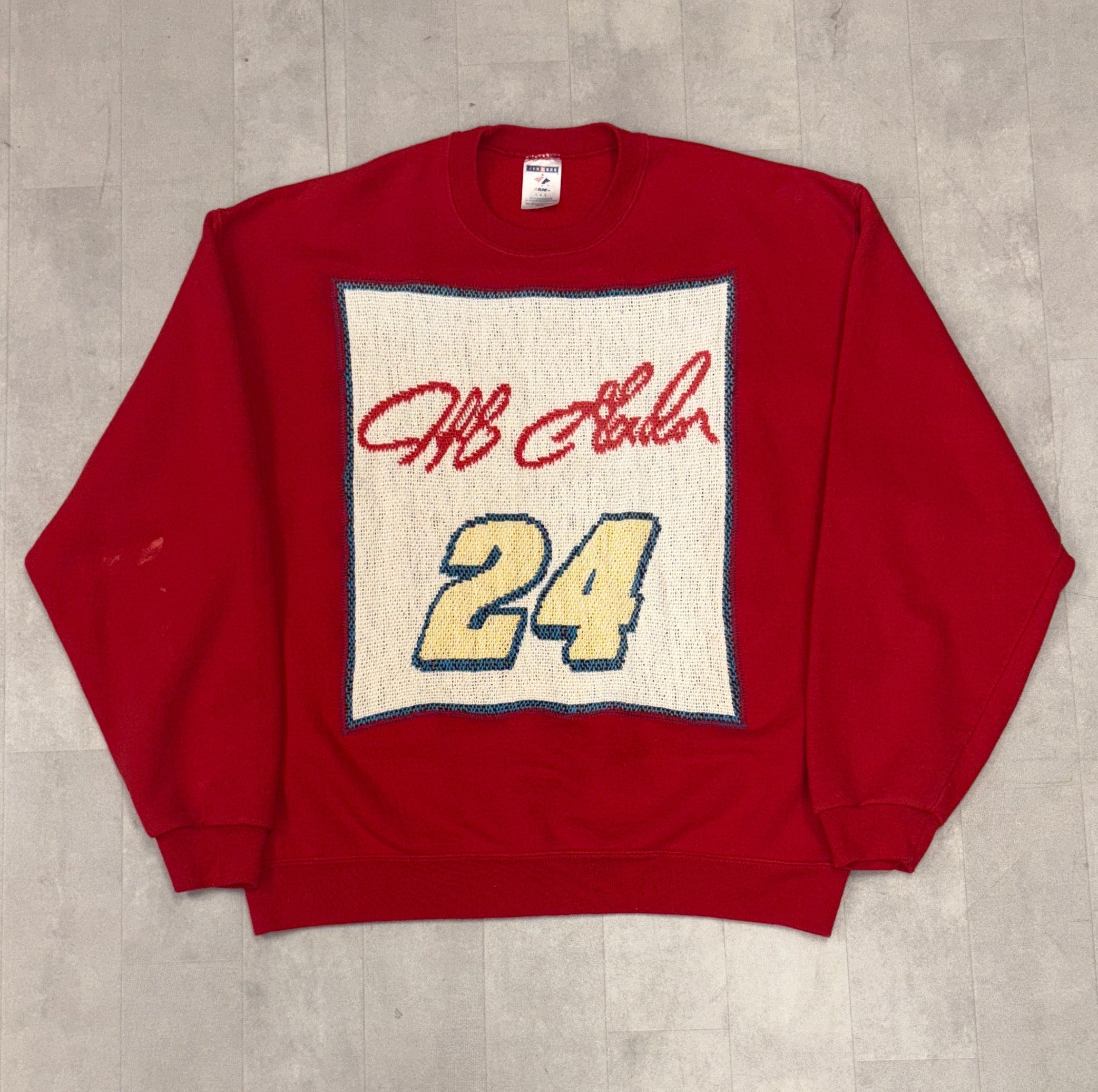 Vintage Up-cycled Jeff Gordon Crewneck Sweater - LARGE