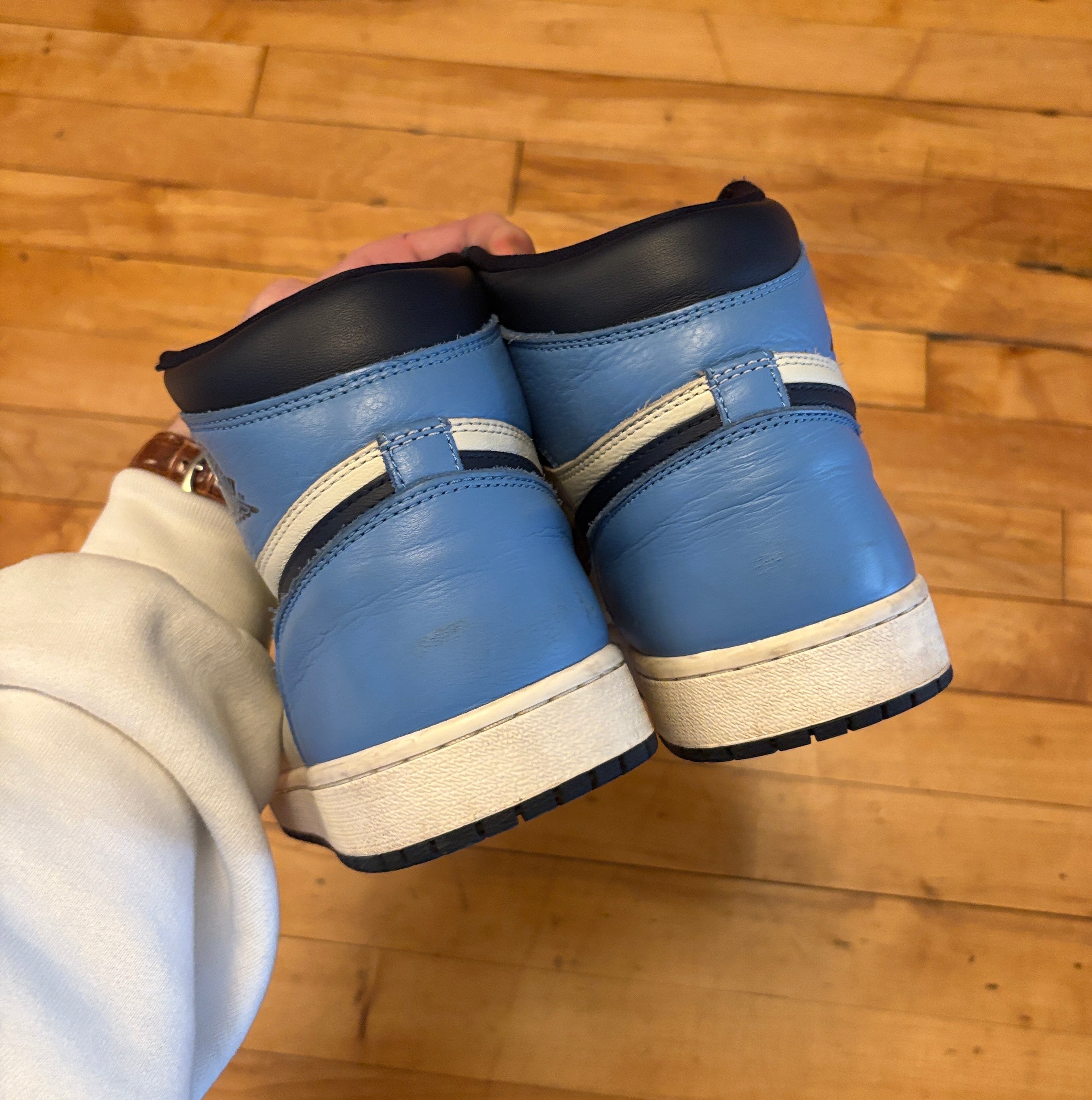 Nike Air Jordan Retro 1 High OG Obsidian Sail - Size 10