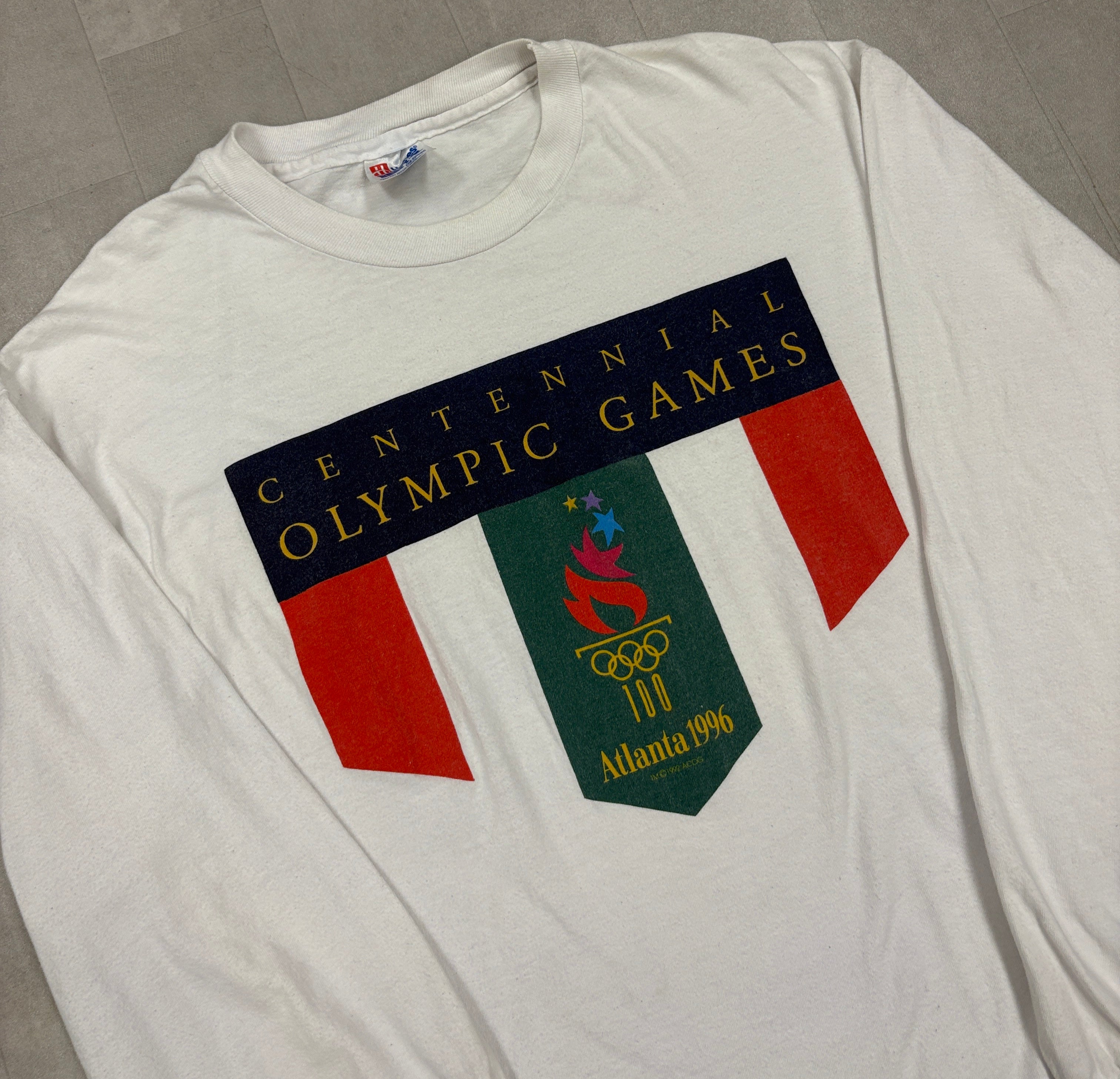 Vintage Centennial Olympics Atlanta 1996 Long Sleeve Tee - XL