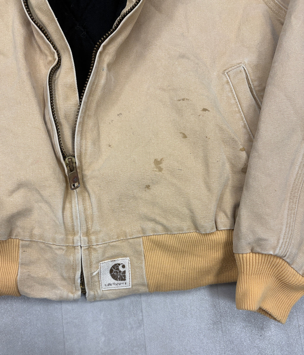Vintage Carhartt x ECU Pirates Santa Fe Full Zip Canvas Jacket - LARGE