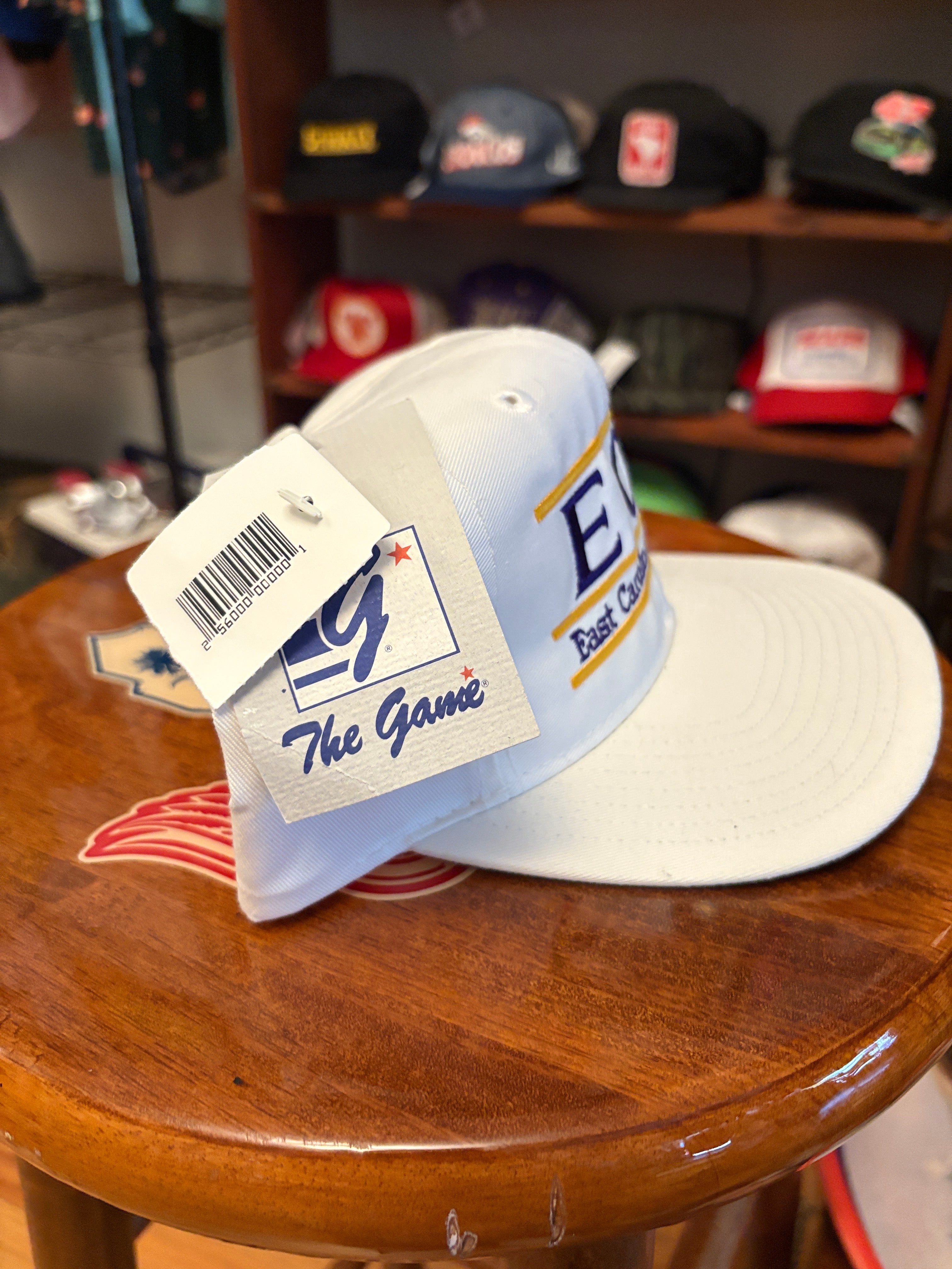 Vintage 90’s East Carolina University Pirates The Game SnapBack Hat NEW