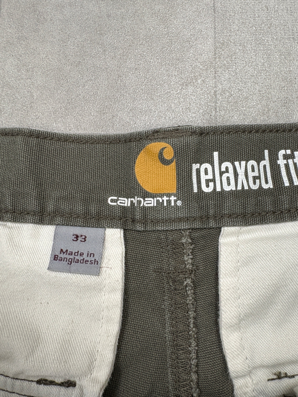Carhartt Relaxed Fit Cargo Olive Shorts