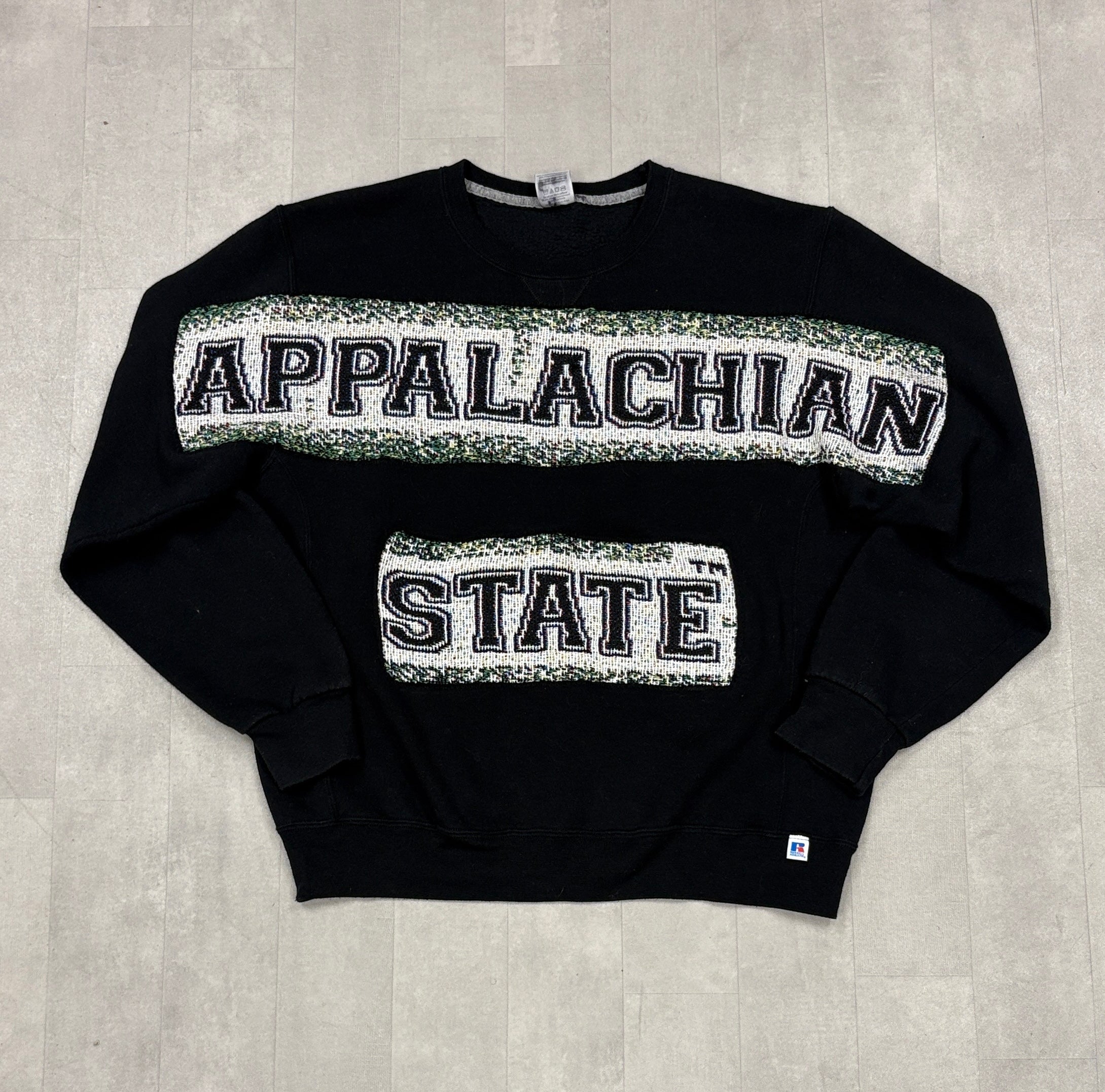 Custom Appalachian State Mountaineers Crewneck Sweater - LARGE
