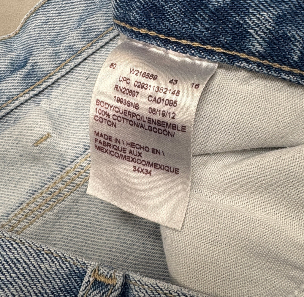 Dickies Light Wash Denim Jeans - SZ 34x34