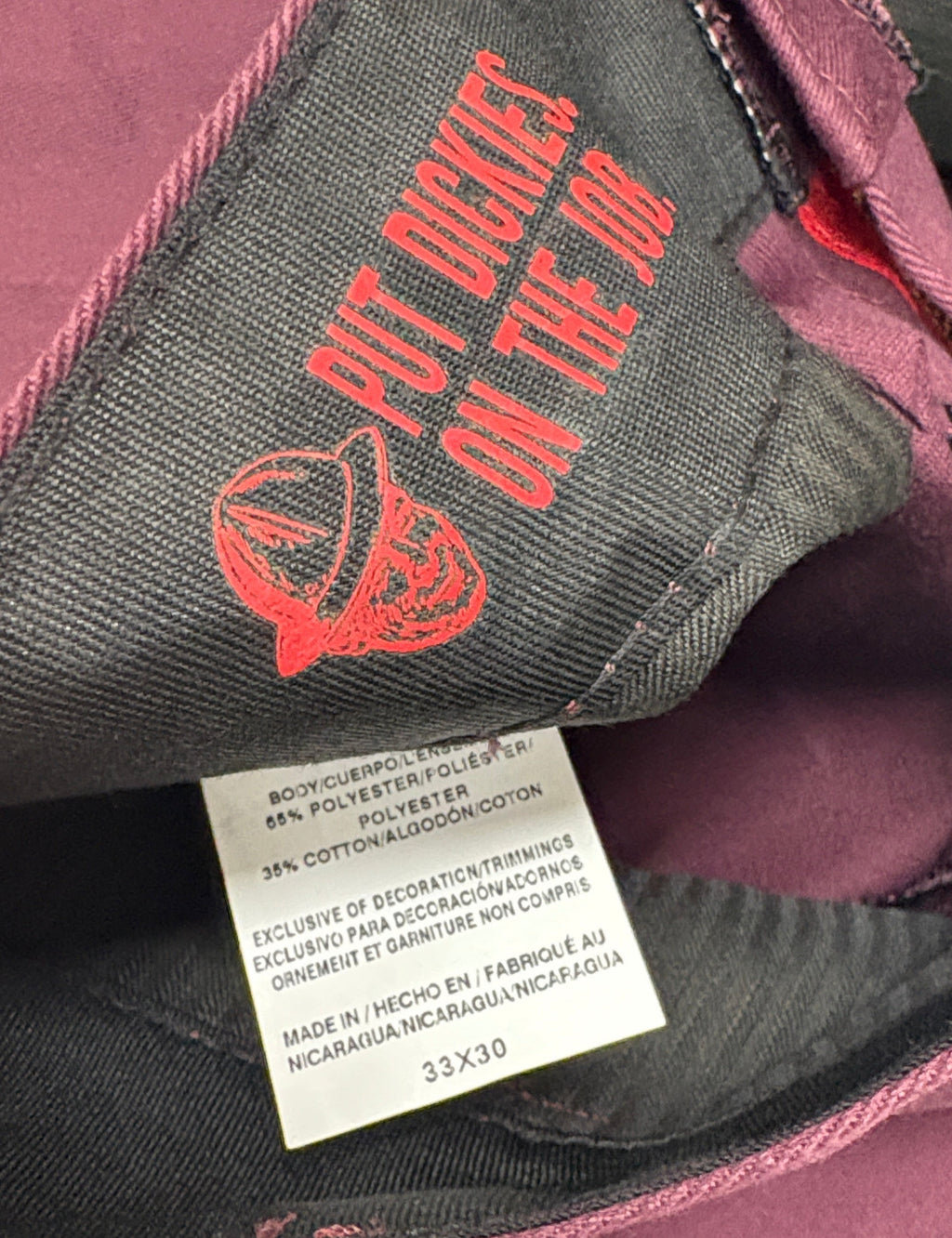 Dickies Skateboarding Baggy Pants - 33x30