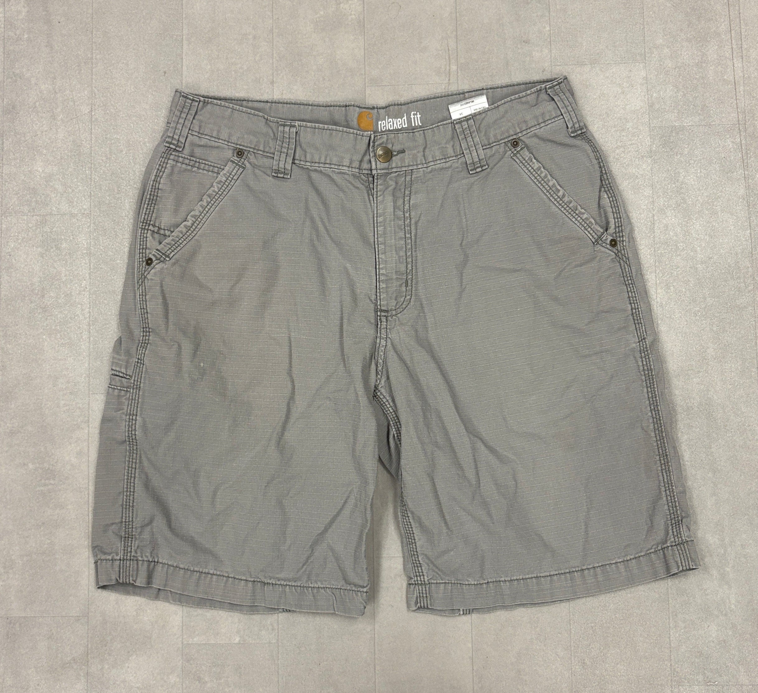 Carhartt Carpenter Gray Shorts - SZ 34