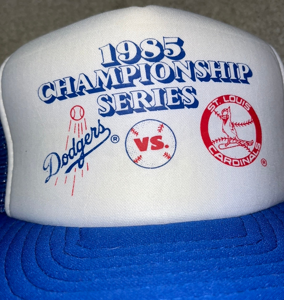 Vintage 1985 MLB Championship Series SnapBack Trucker Hat