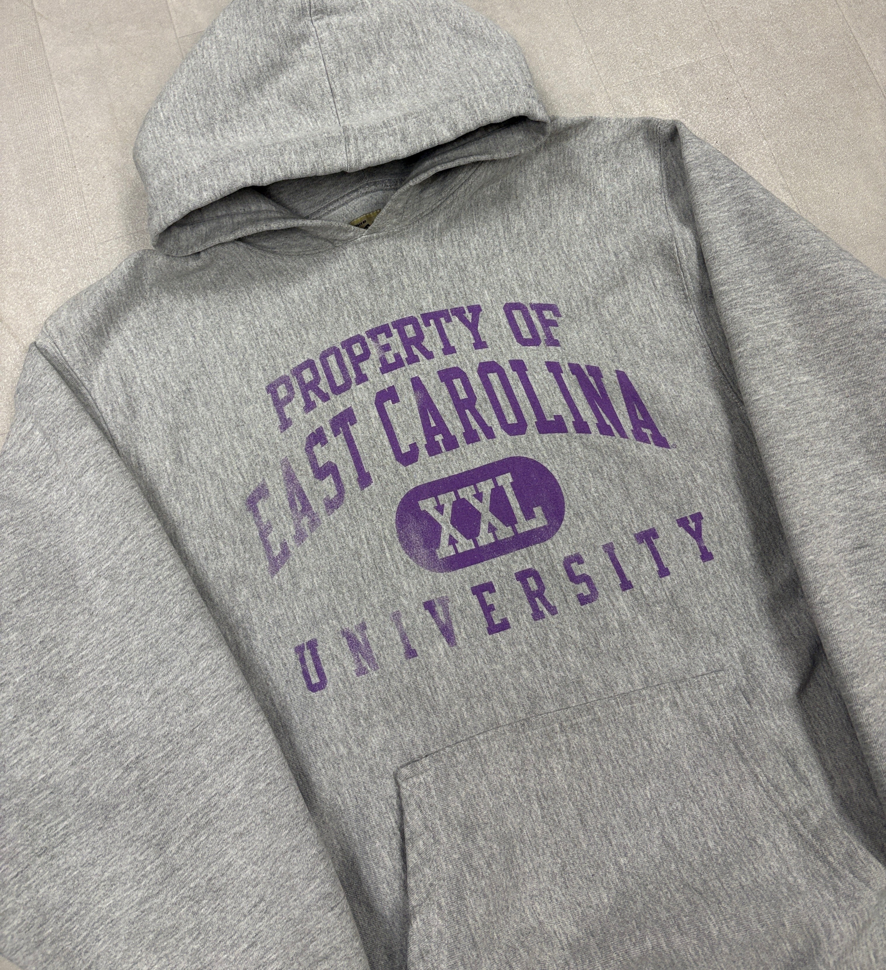 Vintage East Carolina Pirates Thick Cotton Hoodie - SMALL