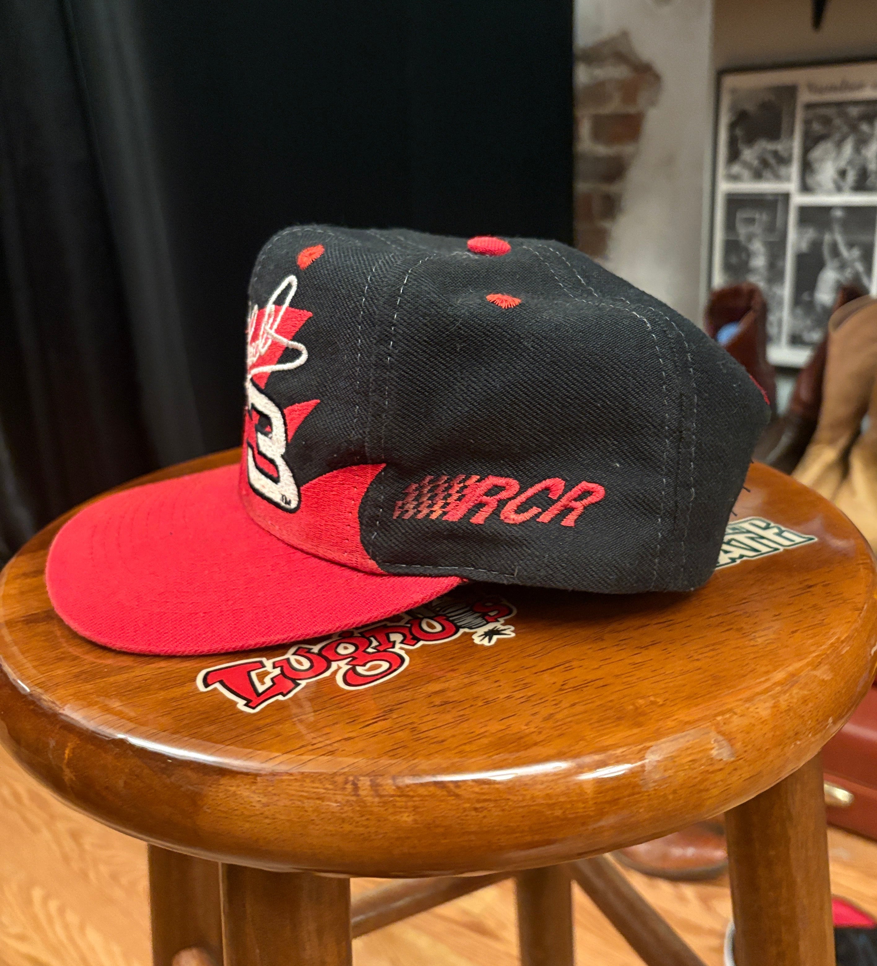 Vintage Dale Earnhardt “The Intimidator”Sharktooth Logo Athletic SnapBack Hat