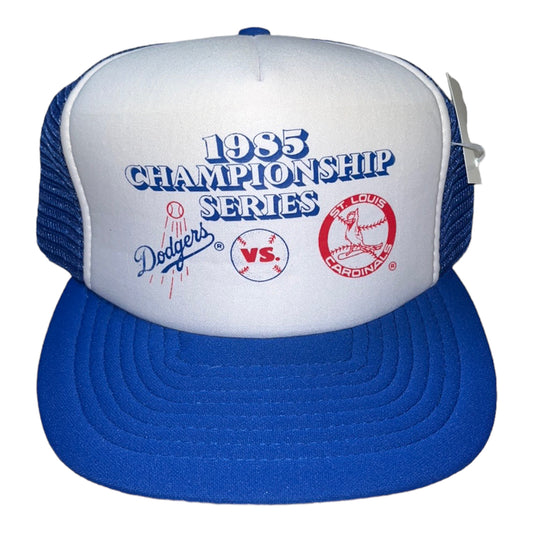 Vintage 1985 MLB Championship Series SnapBack Trucker Hat