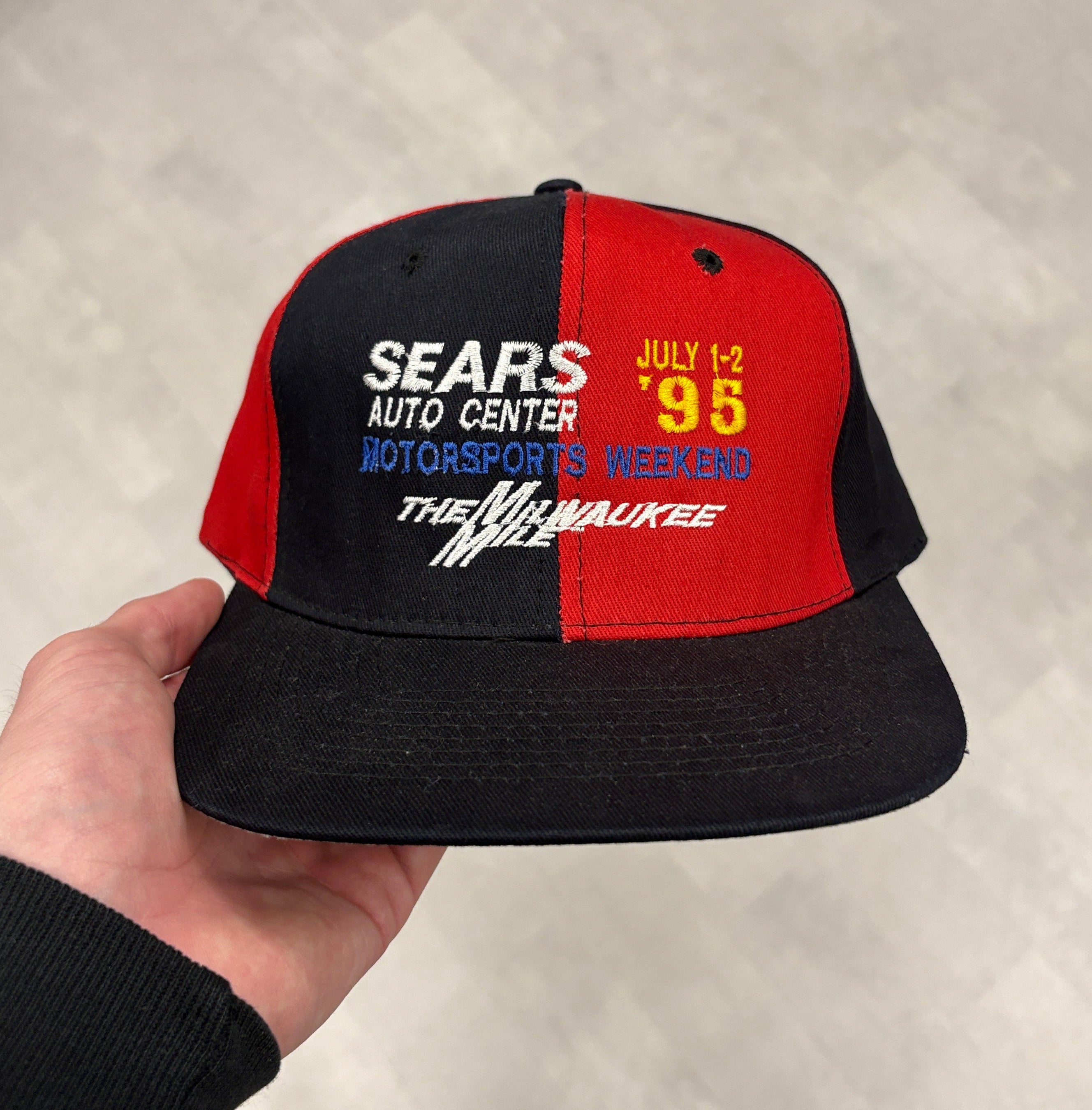 Vintage Sears Motorsport Weekend SnapBack Hat