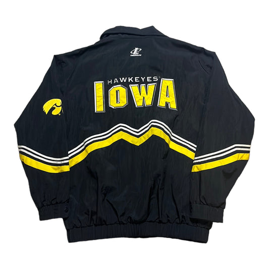 Vintage Logo Athletic Iowa Hawkeyes Jacket - LARGE