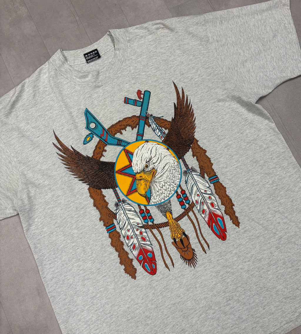 Vintage 90’s Bald Eagle Native American Tee - XL