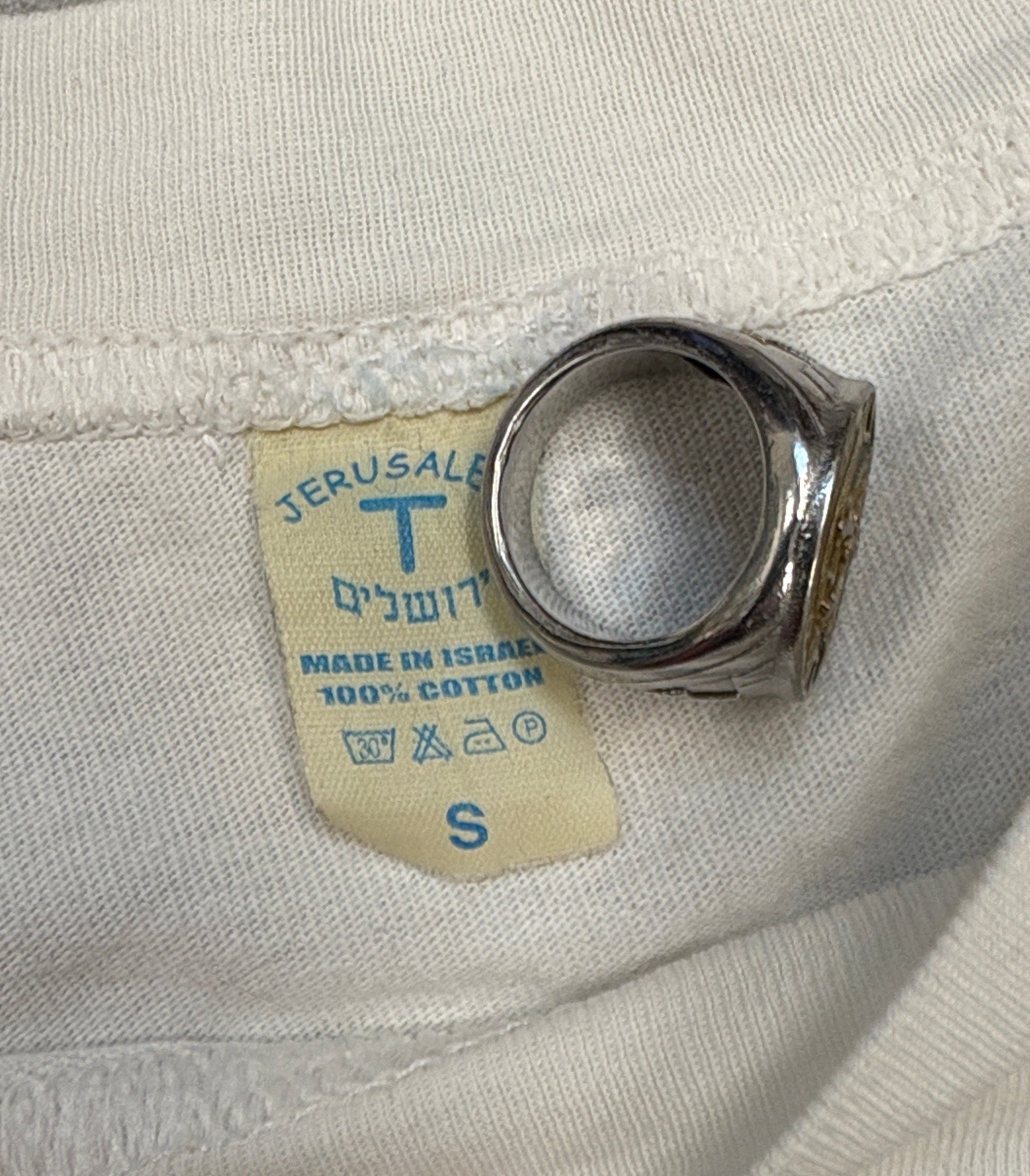 Vintage New York Yankees “Hebrew” Tee - SMALL