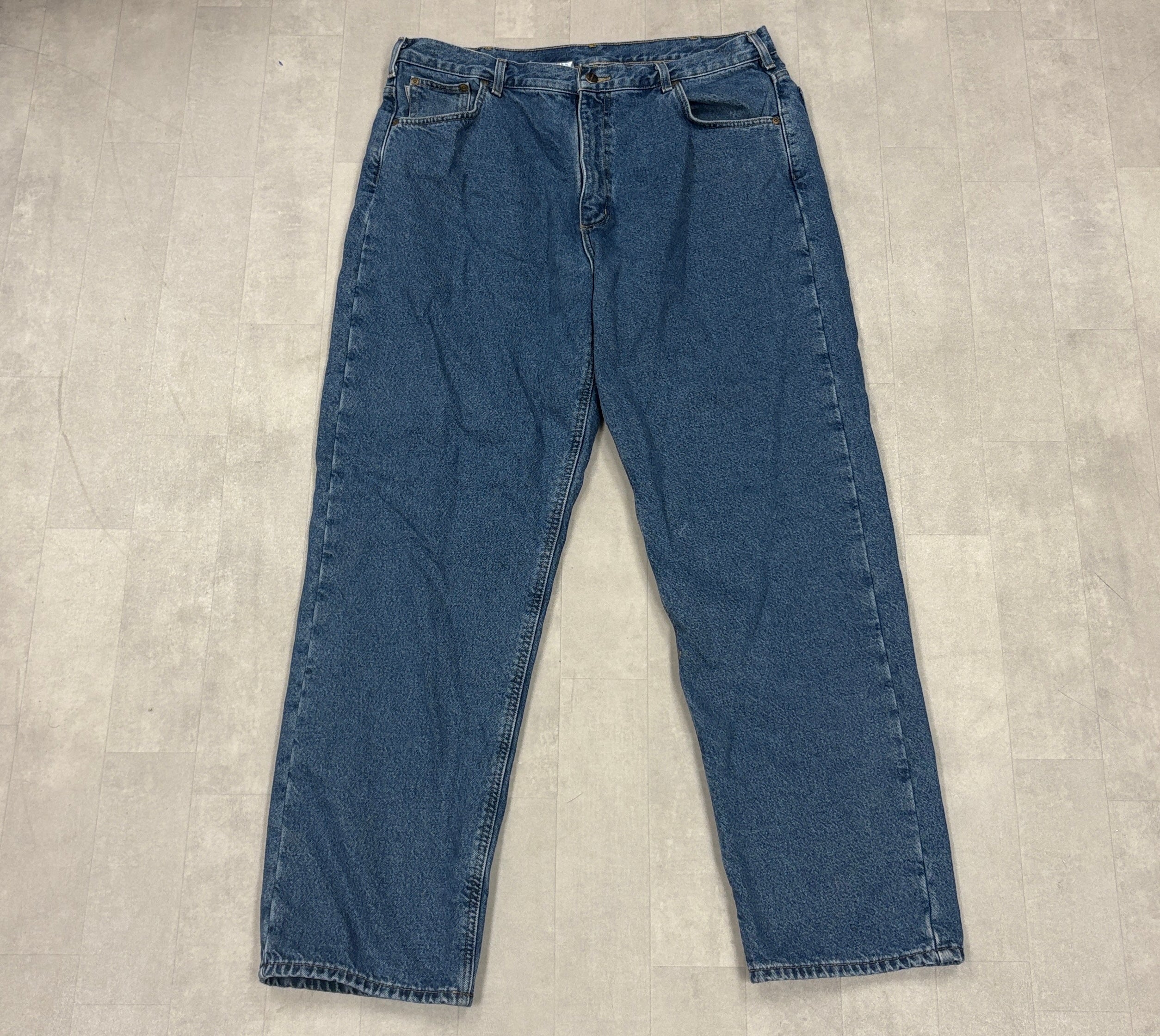 Carhartt Flannel Lined Denim Jeans - 40x34