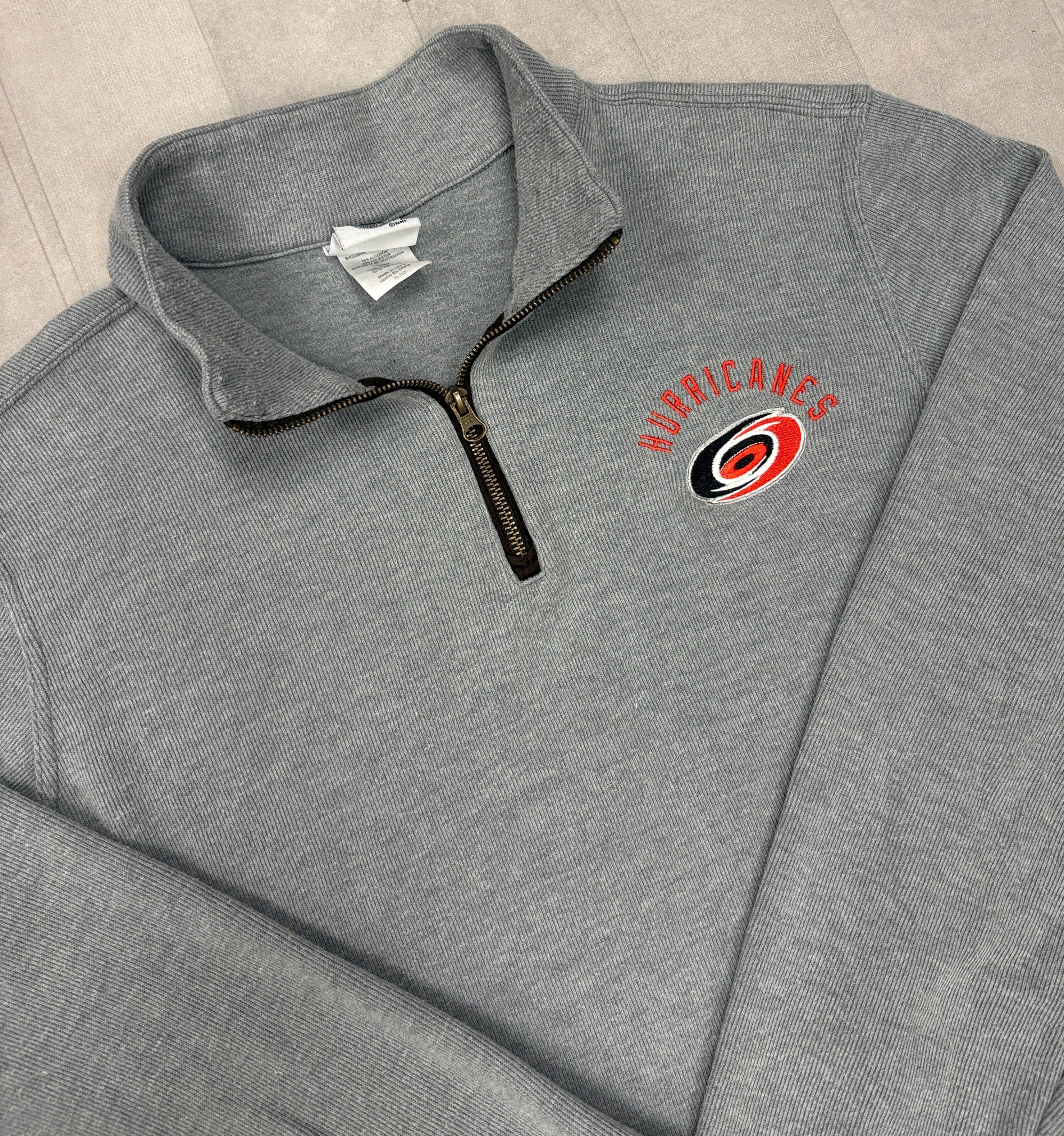 Carolina Hurricanes NHL Quarter Zip Pullover - XL