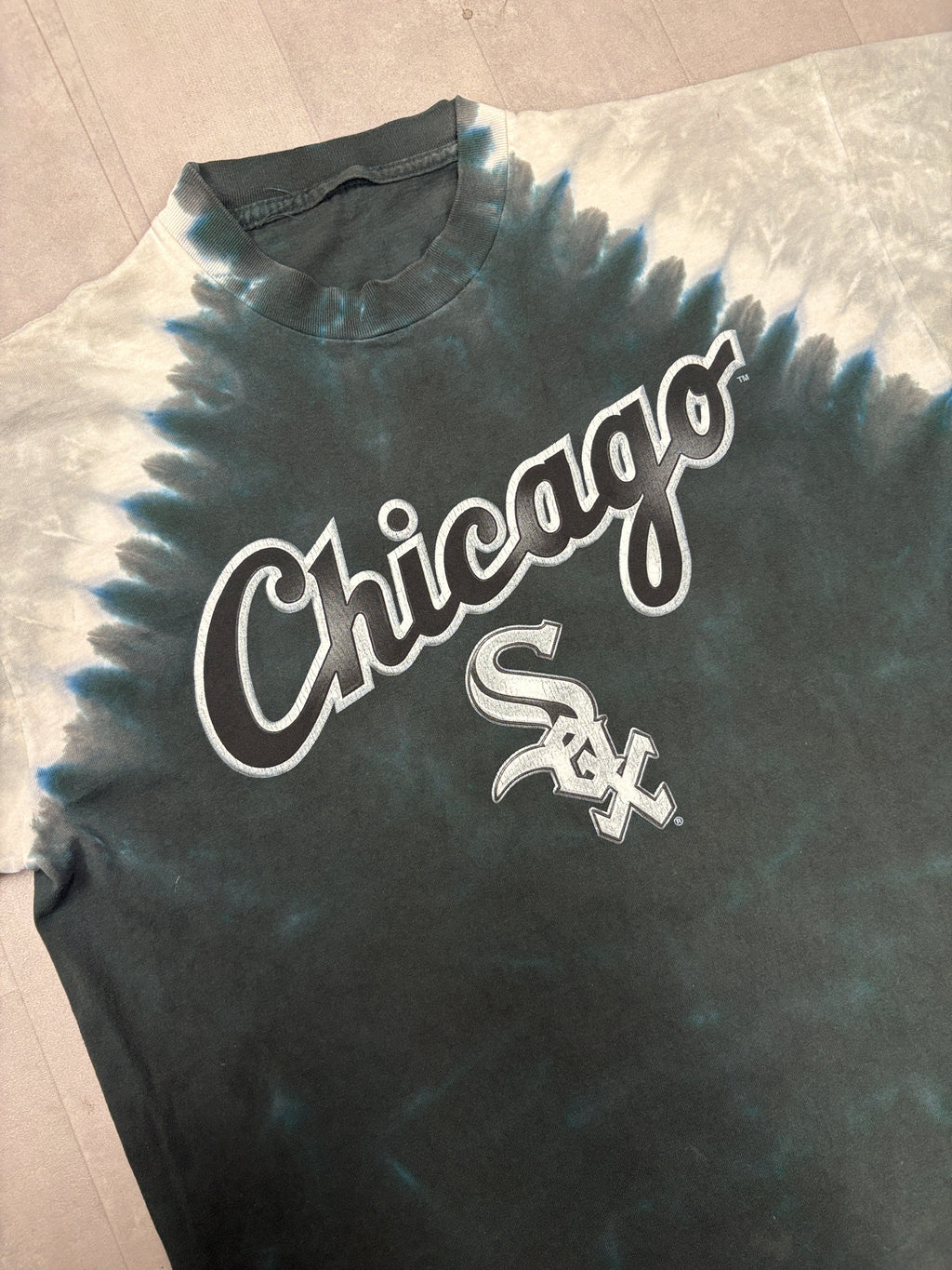 Vintage Single Stitch Chicago White Sox Tie Dye Tee - LARGE