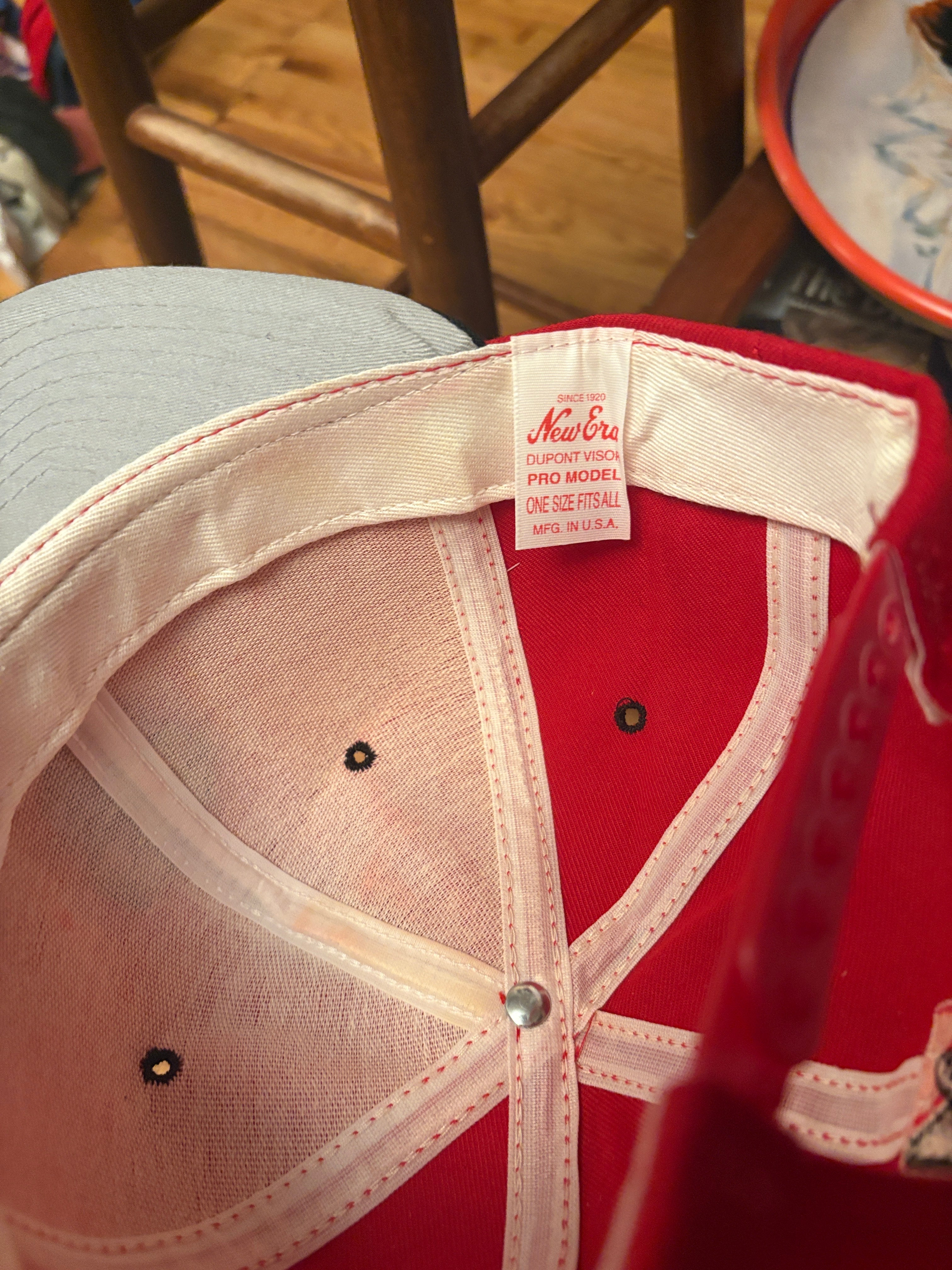 Vintage 90s Lansing Lugnuts New Era Wool SnapBack Hat Minor League