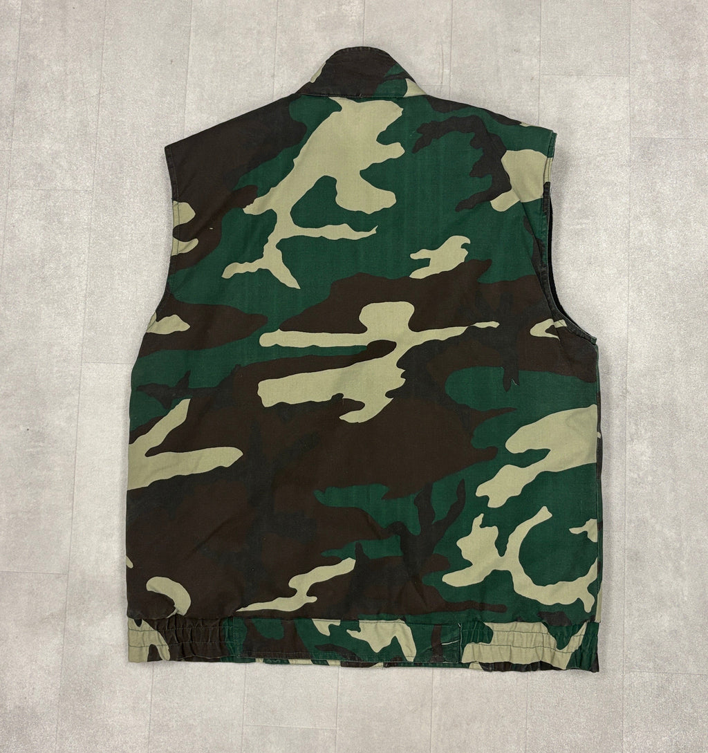 Vintage Camo Hinting Vest - SMALL