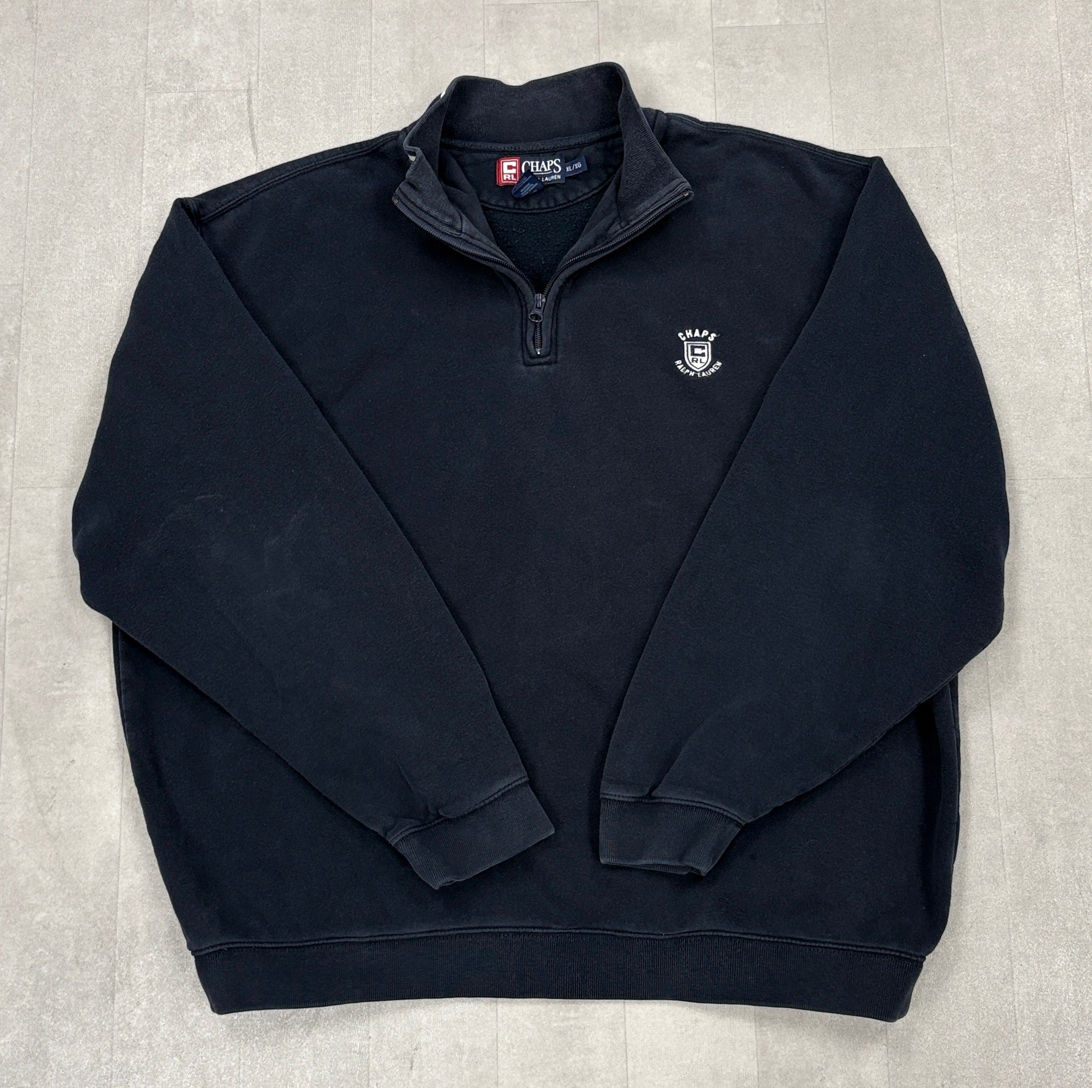 Vintage Chaps Ralph Lauren Quarter Zip Pullover - XL