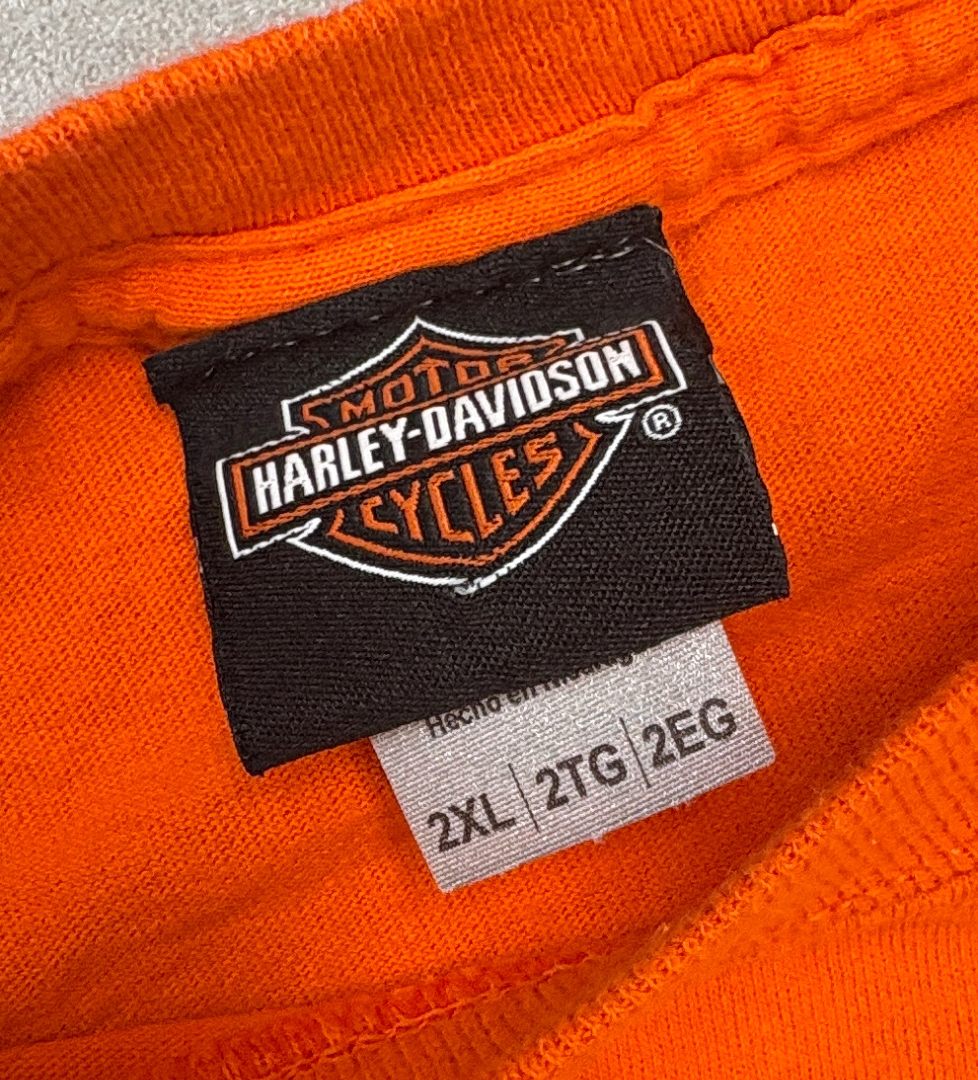 Harley Davidson Raging Bull Durham NC Long Sleeve Tee - XXL