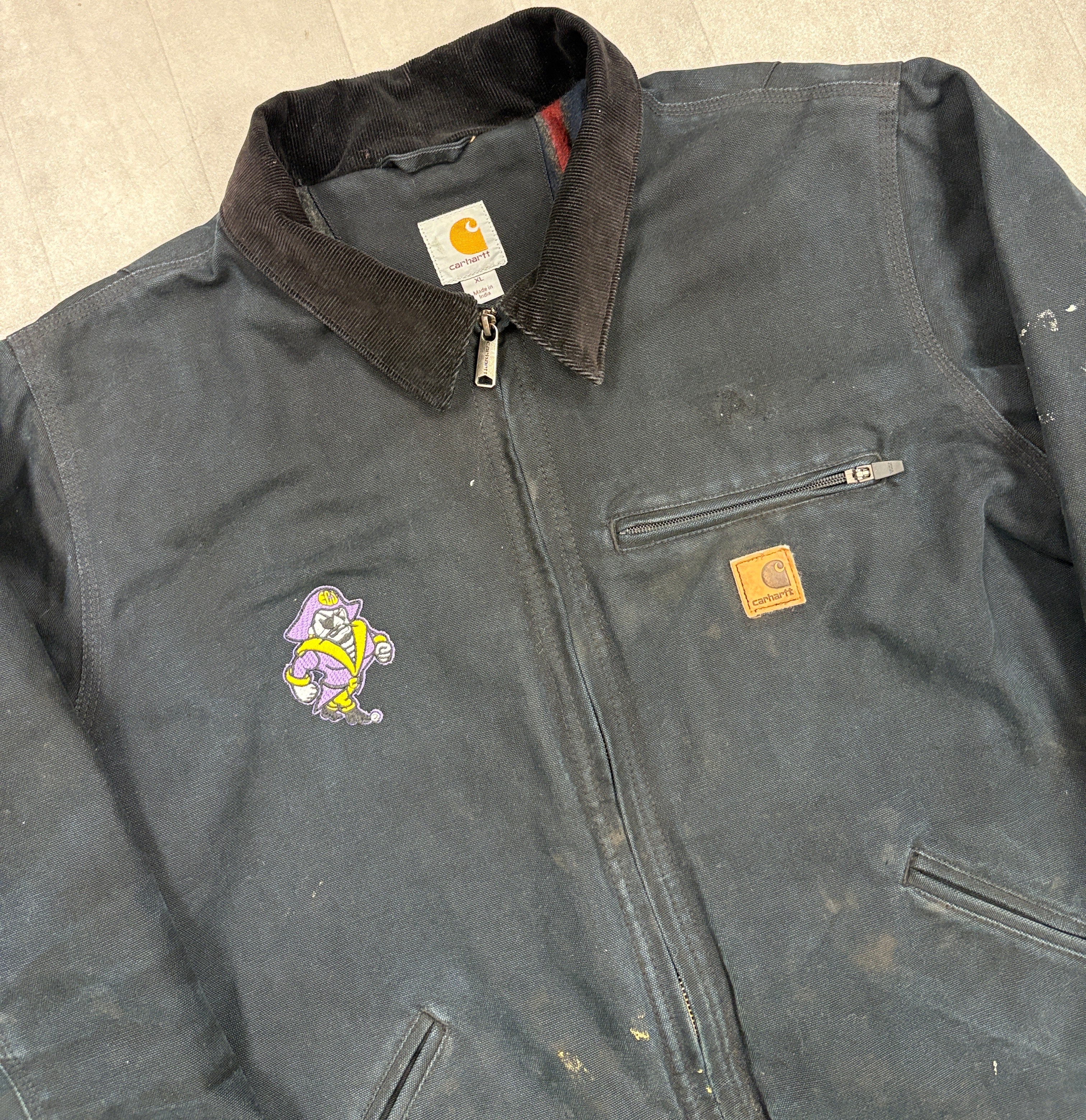 Carhartt Blanket Lined Detroit ECU Pirates Jacket - XL