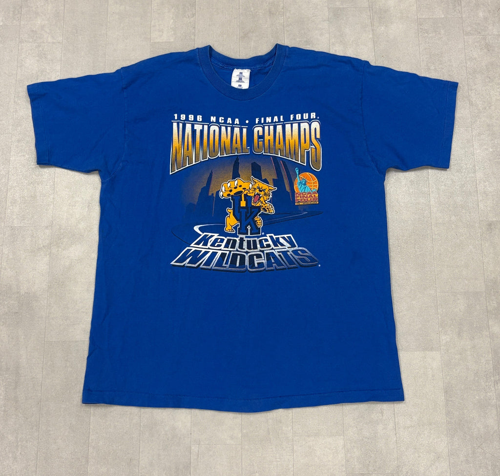 Vintage Kentucky Wildcats National Champs 1996 Tee - XL