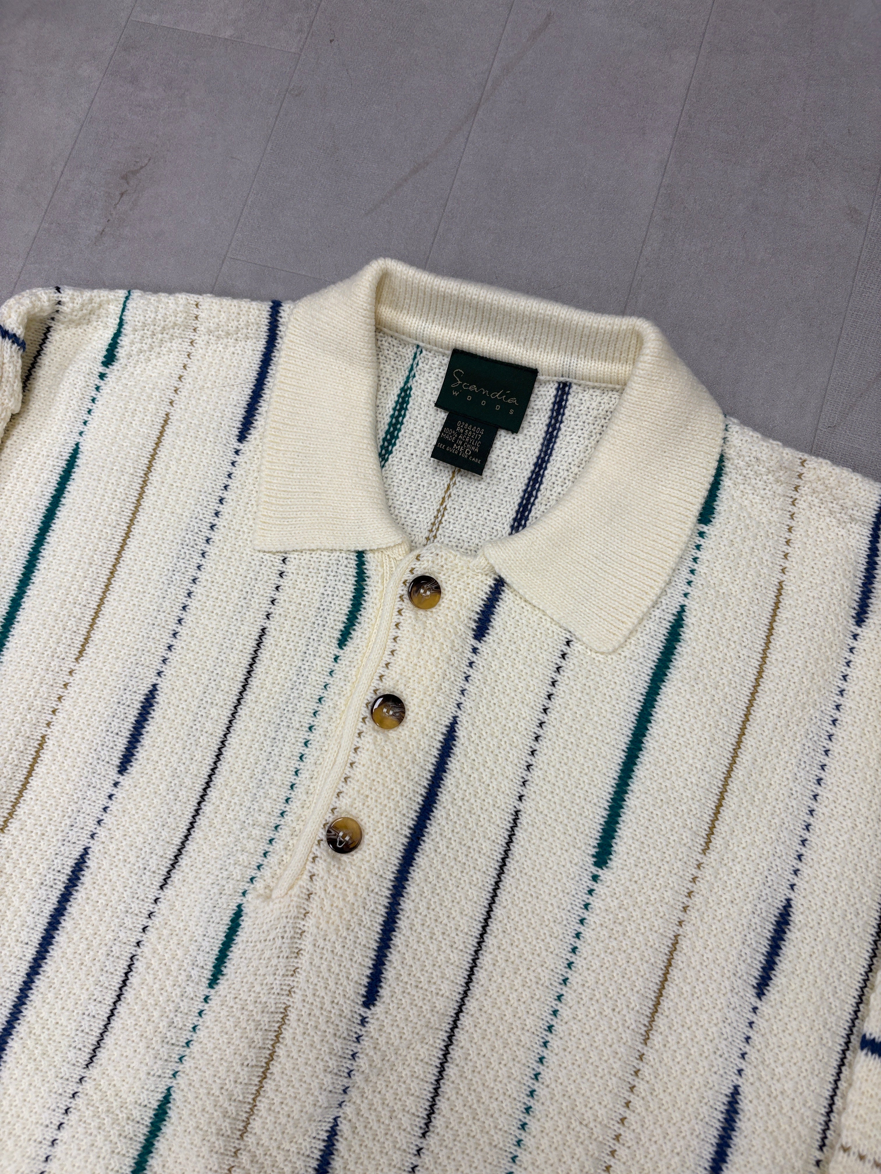 Vintage Scandia Woods Patterned Polo