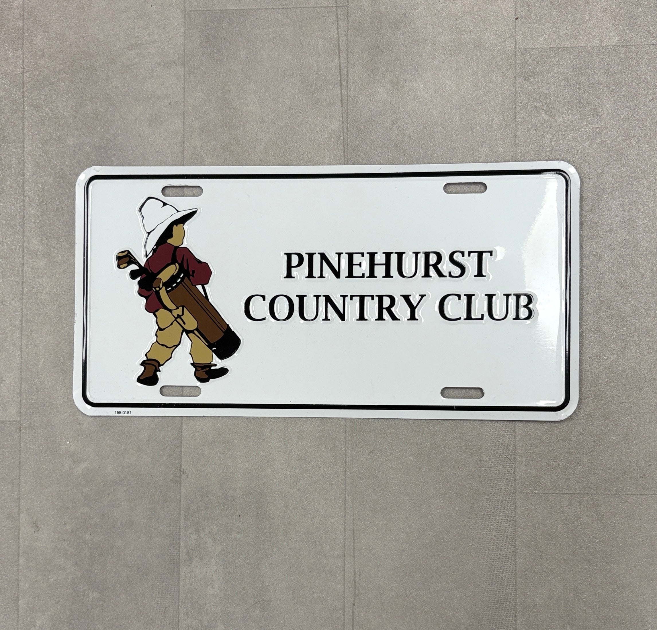 Pinehurst Country Club Members Logo License Plate